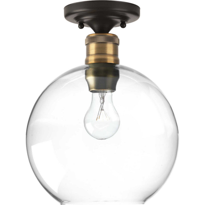 Progress Canada - P350046-020 - One Light Flush Mount - Hansford - Antique Bronze