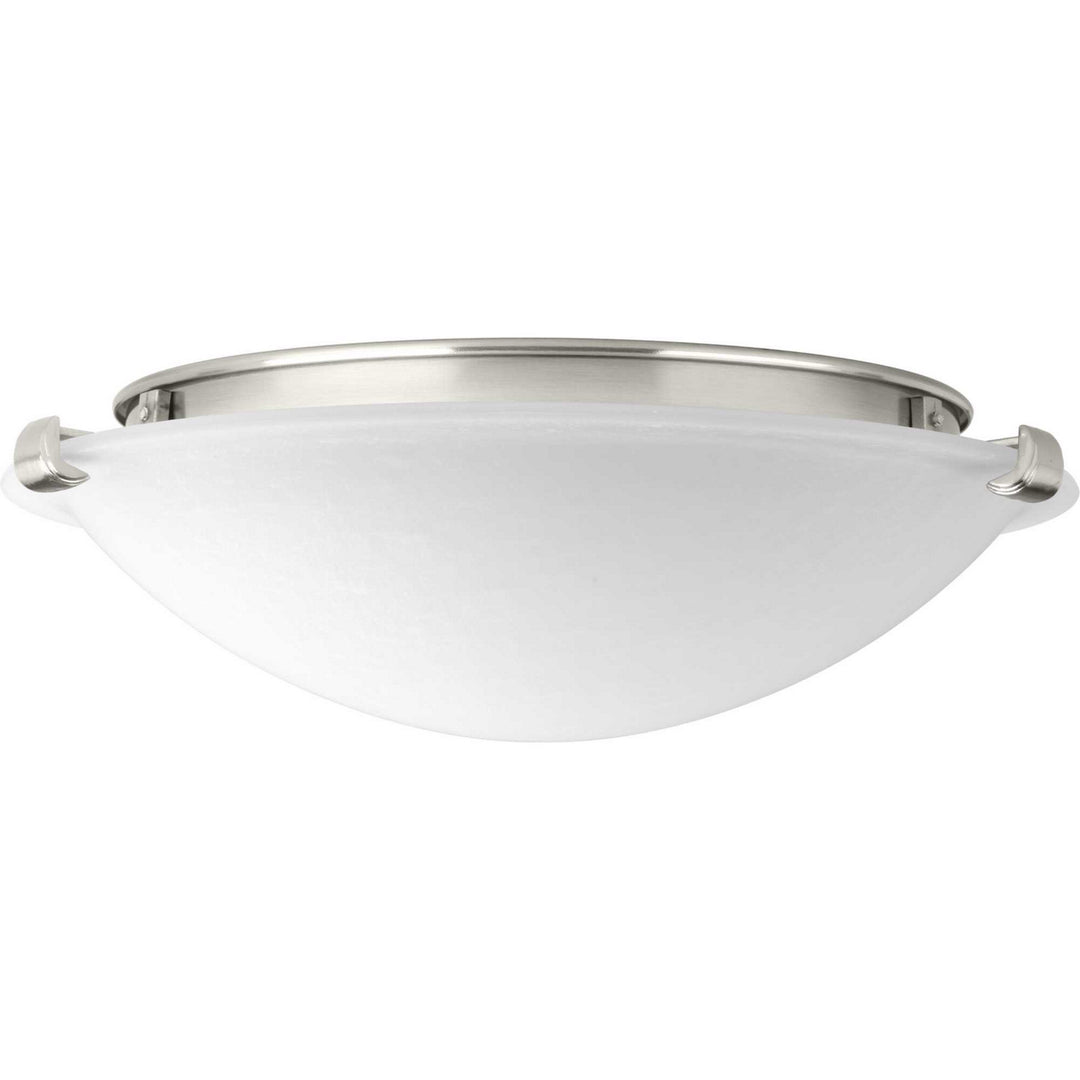 Progress Canada - P350055-009-30 - LED Flush Mount - Linen Dome LED - Brushed Nickel