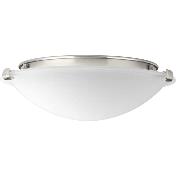Progress Canada - P350055-009-30 - LED Flush Mount - Linen Dome LED - Brushed Nickel