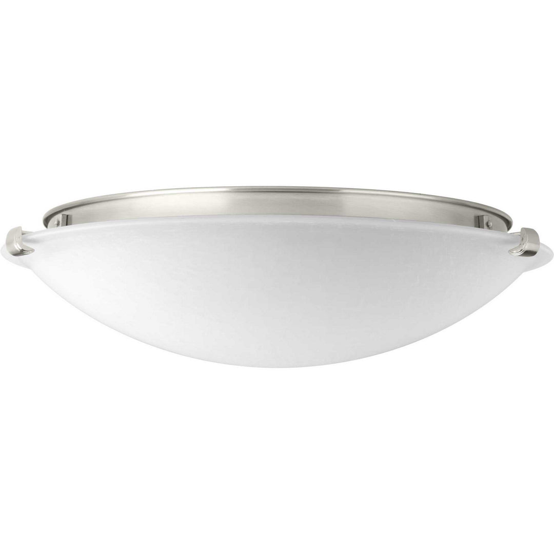 Progress Canada - P350056-009-30 - LED Flush Mount - Linen Dome LED - Brushed Nickel