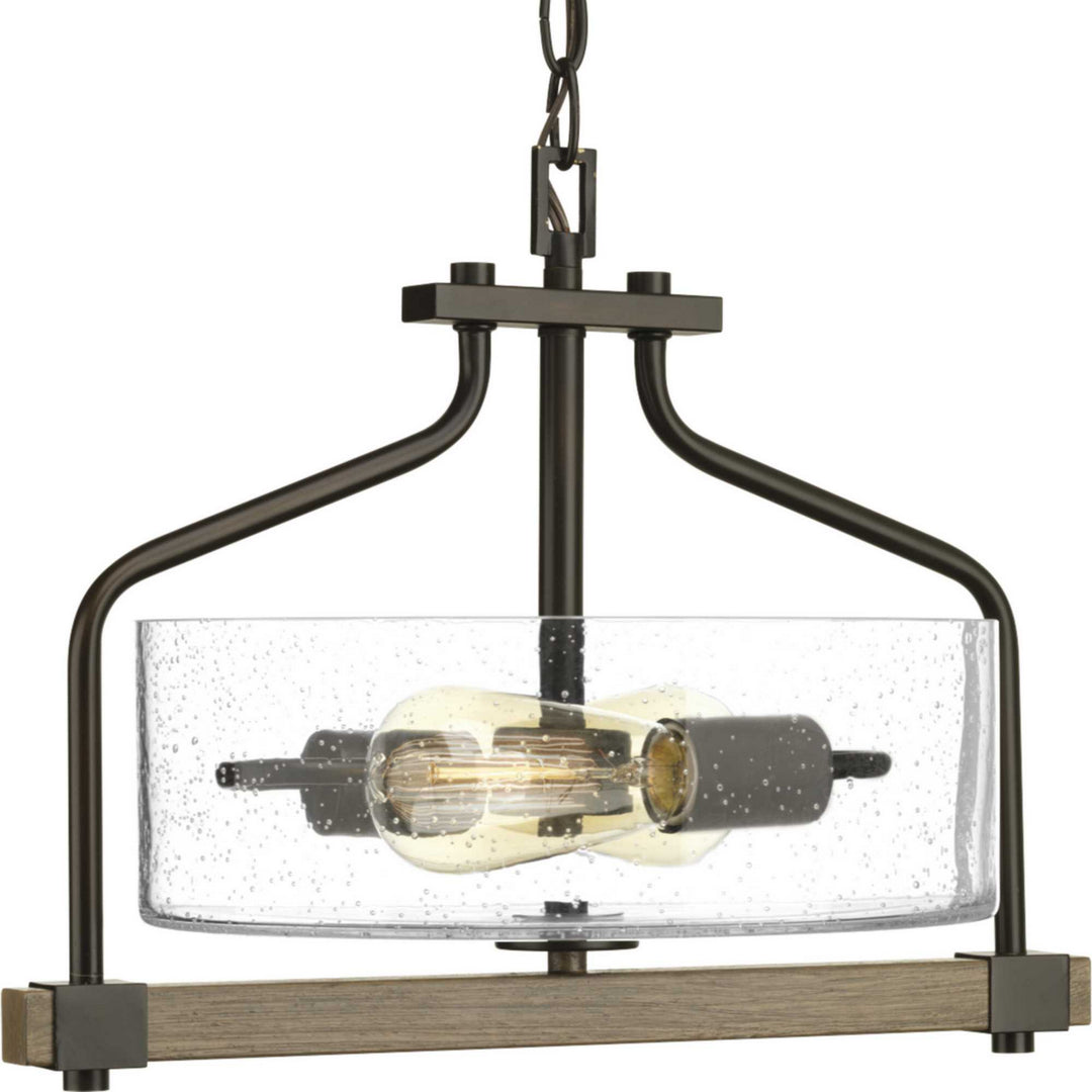Progress Canada - P350059-020 - Two light Semi-Flush Mount - Barnes Mill - Antique Bronze