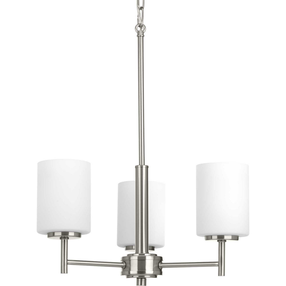 Progress Canada - P4318-09 - Three Light Chandelier - Replay - Brushed Nickel