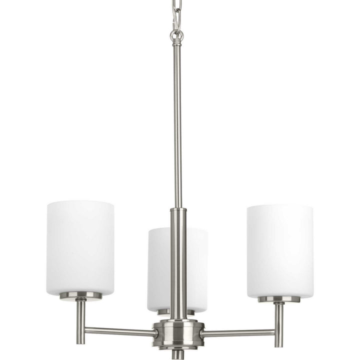 Progress Canada - P4318-09 - Three Light Chandelier - Replay - Brushed Nickel