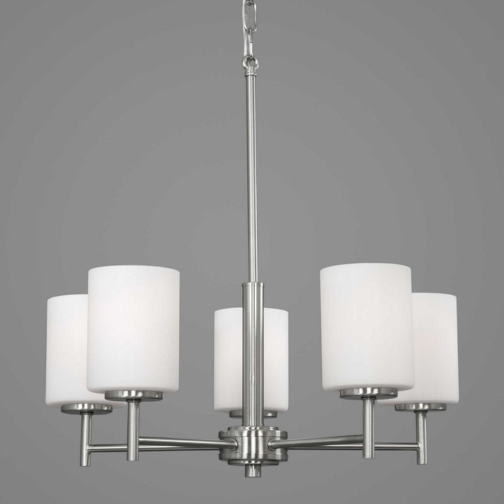Progress Canada - P4319-09 - Five Light Chandelier - Replay - Brushed Nickel