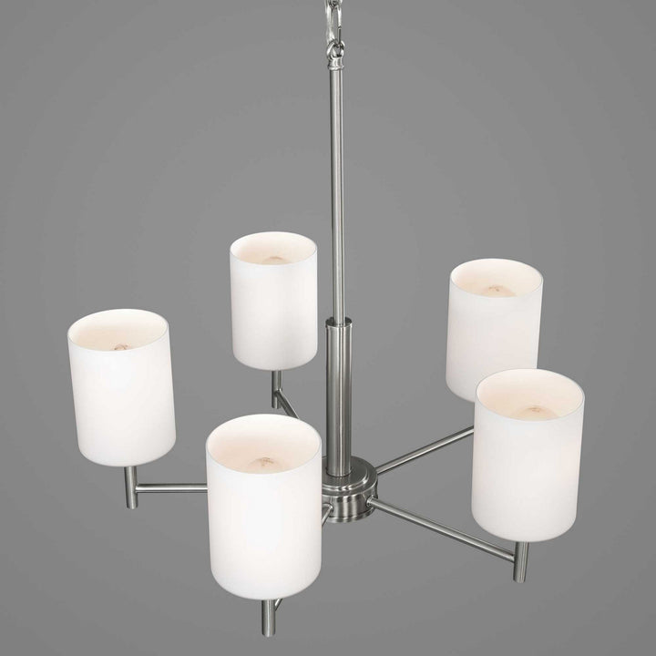 Progress Canada - P4319-09 - Five Light Chandelier - Replay - Brushed Nickel