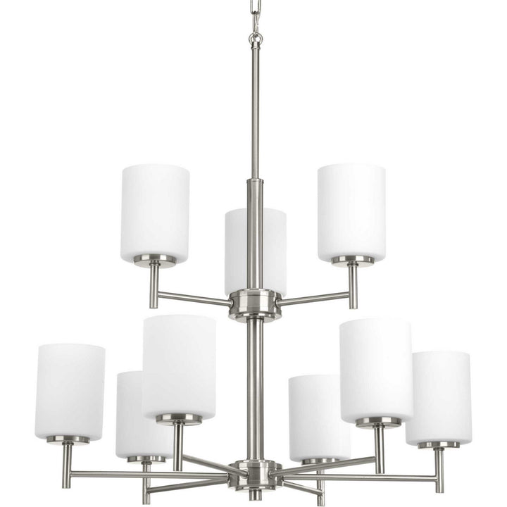 Progress Canada - P4726-09 - Nine Light Chandelier - Replay - Brushed Nickel