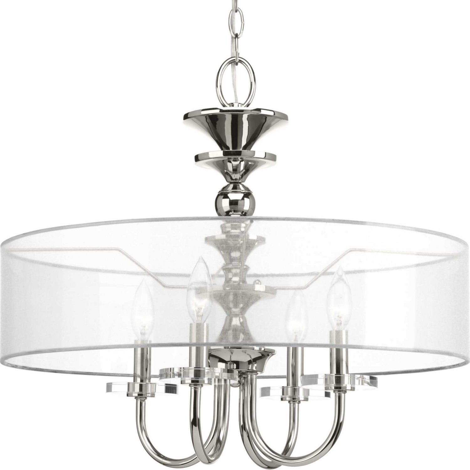 Progress Canada - P500043-104 - Four Light Pendant - Marche' - Polished ...