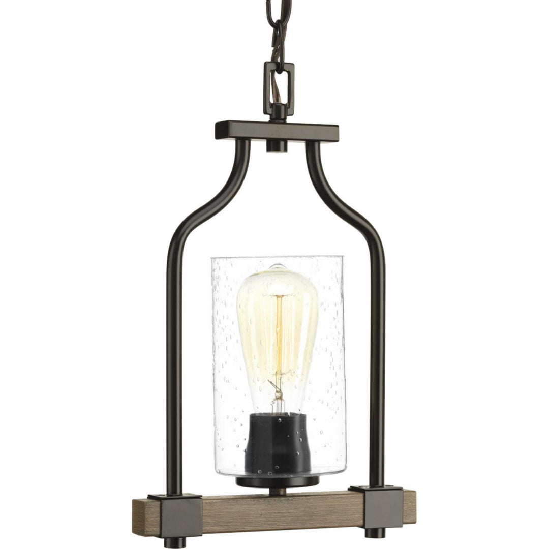 Barnes Mill One Light Mini Pendant in Antique Bronze - available from The Lighting Shoppe, trusted by Canadian homeowners