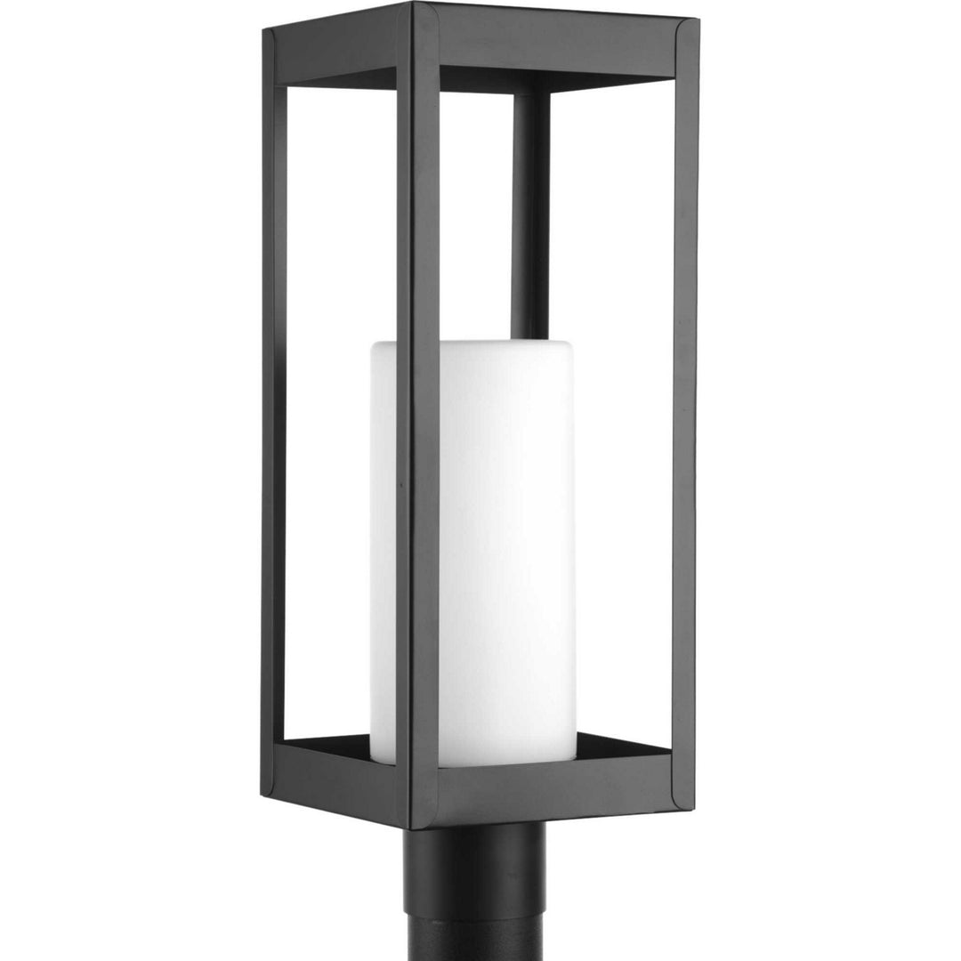 Patewood One Light Post Lantern in Black - available from The Lighting Shoppe, trusted by Canadian homeowners