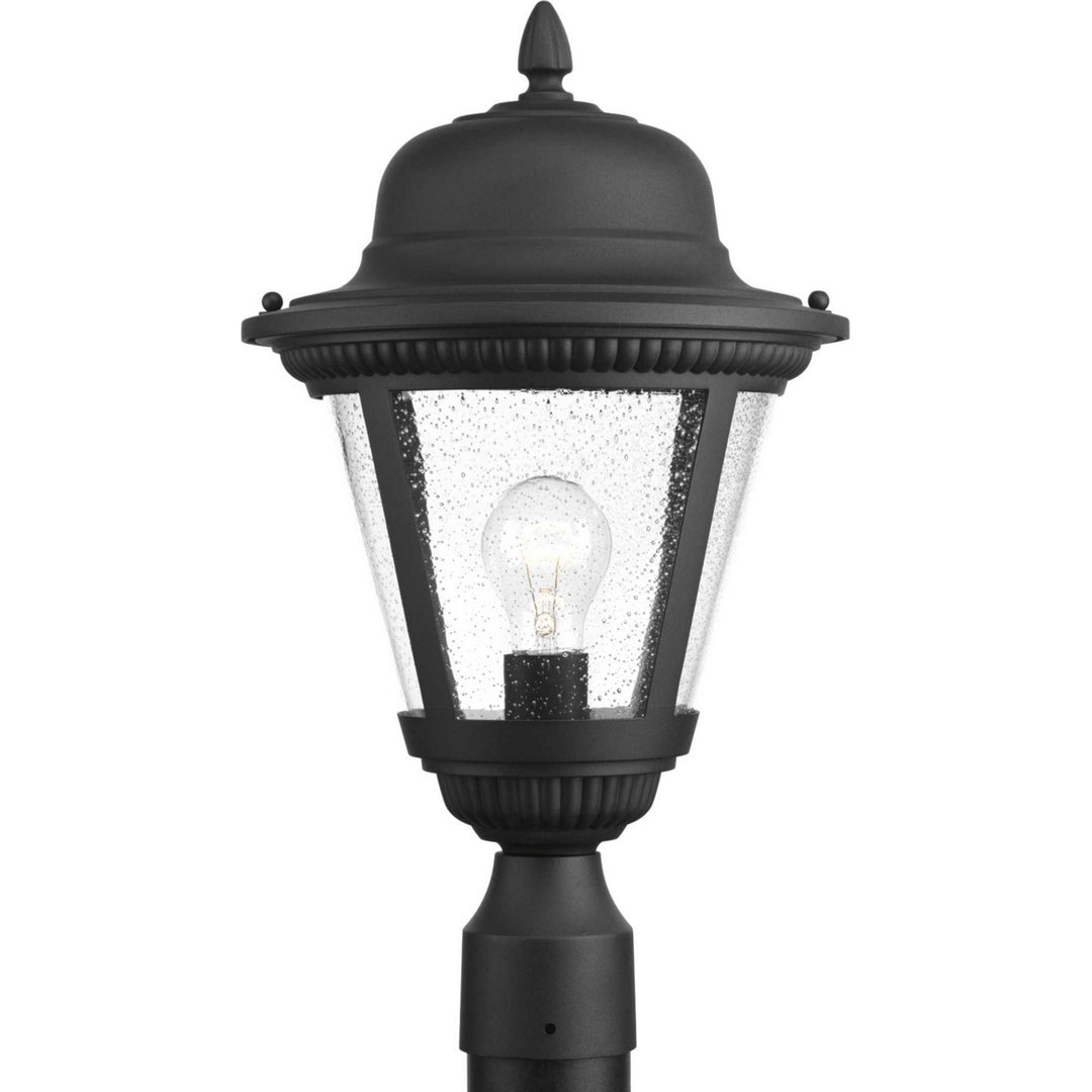 Westport One Light Post Lantern in Black - available from The Lighting Shoppe, trusted by Canadian homeowners