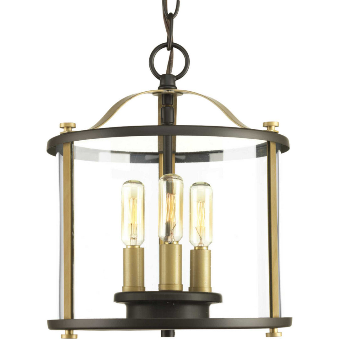 Progress Canada - P550011-020 - Three Light Semi-Flush convertible - Squire - Antique Bronze