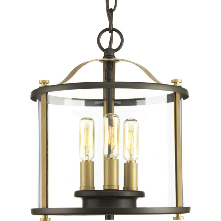 Progress Canada - P550011-020 - Three Light Semi-Flush convertible - Squire - Antique Bronze