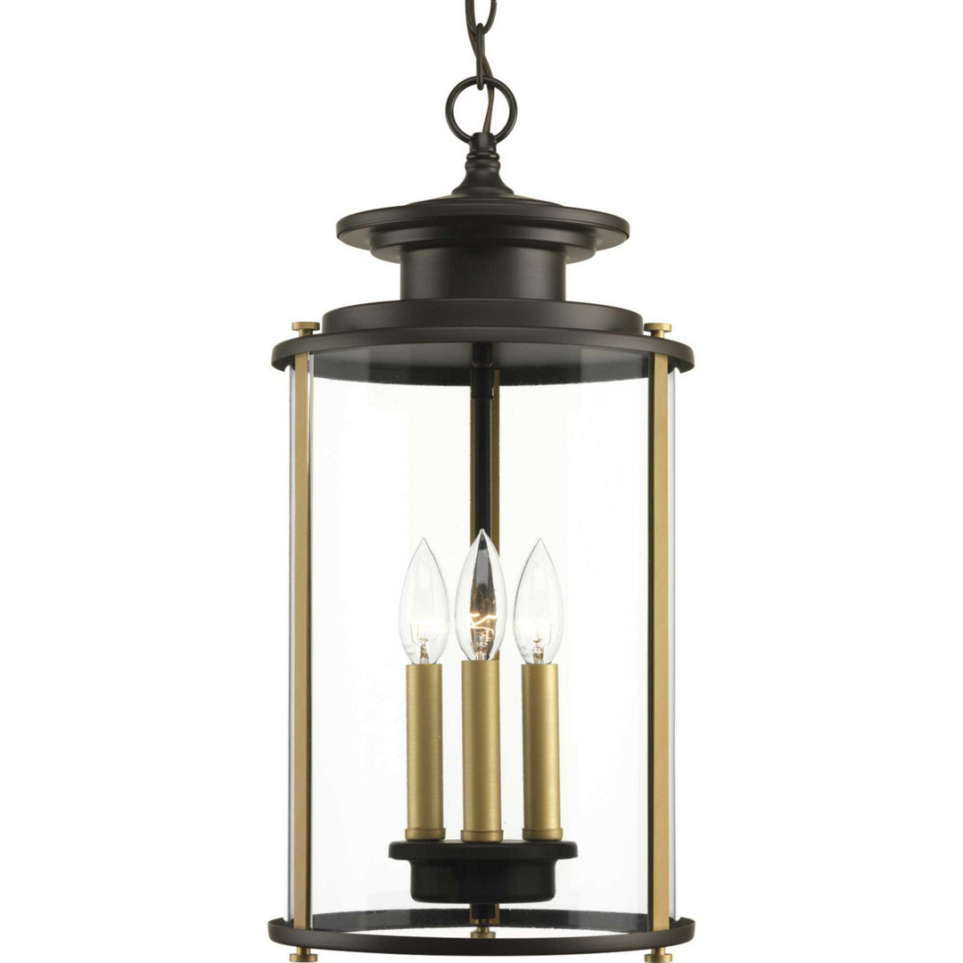 Progress Canada - P550012-020 - Three Light Hanging Lantern - Squire - Antique Bronze