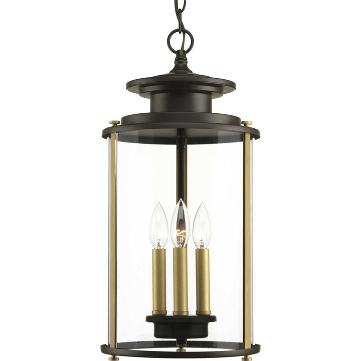 Progress Canada - P550012-020 - Three Light Hanging Lantern - Squire - Antique Bronze