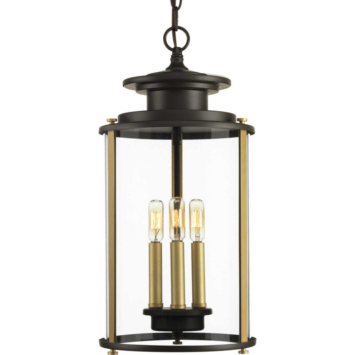 Squire Three Light Hanging Lantern in Antique Bronze - available from The Lighting Shoppe, trusted by Canadian homeowners