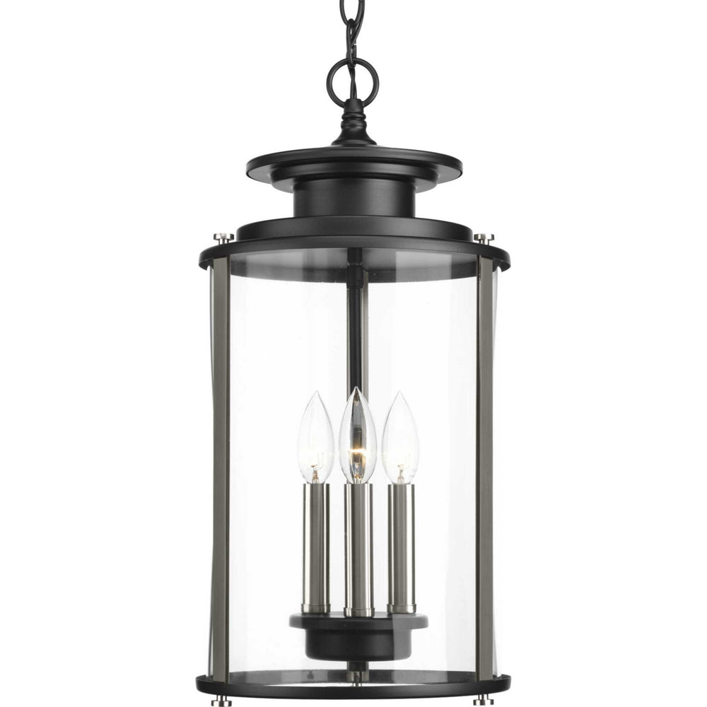 Progress Canada - P550012-031 - Three Light Hanging Lantern - Squire - Black