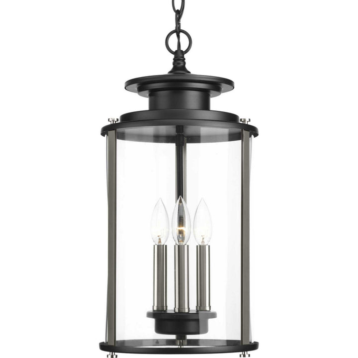 Progress Canada - P550012-031 - Three Light Hanging Lantern - Squire - Black
