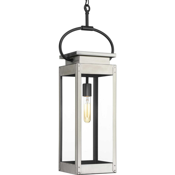 Progress Canada - P550018-135 - One Light Hanging Lantern - Union Square - Stainless Steel
