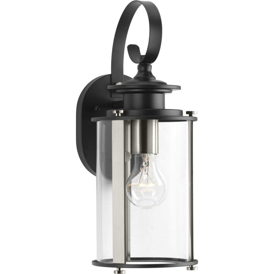 Squire One Light Wall Lantern in Black - available from The Lighting Shoppe, trusted by Canadian homeowners