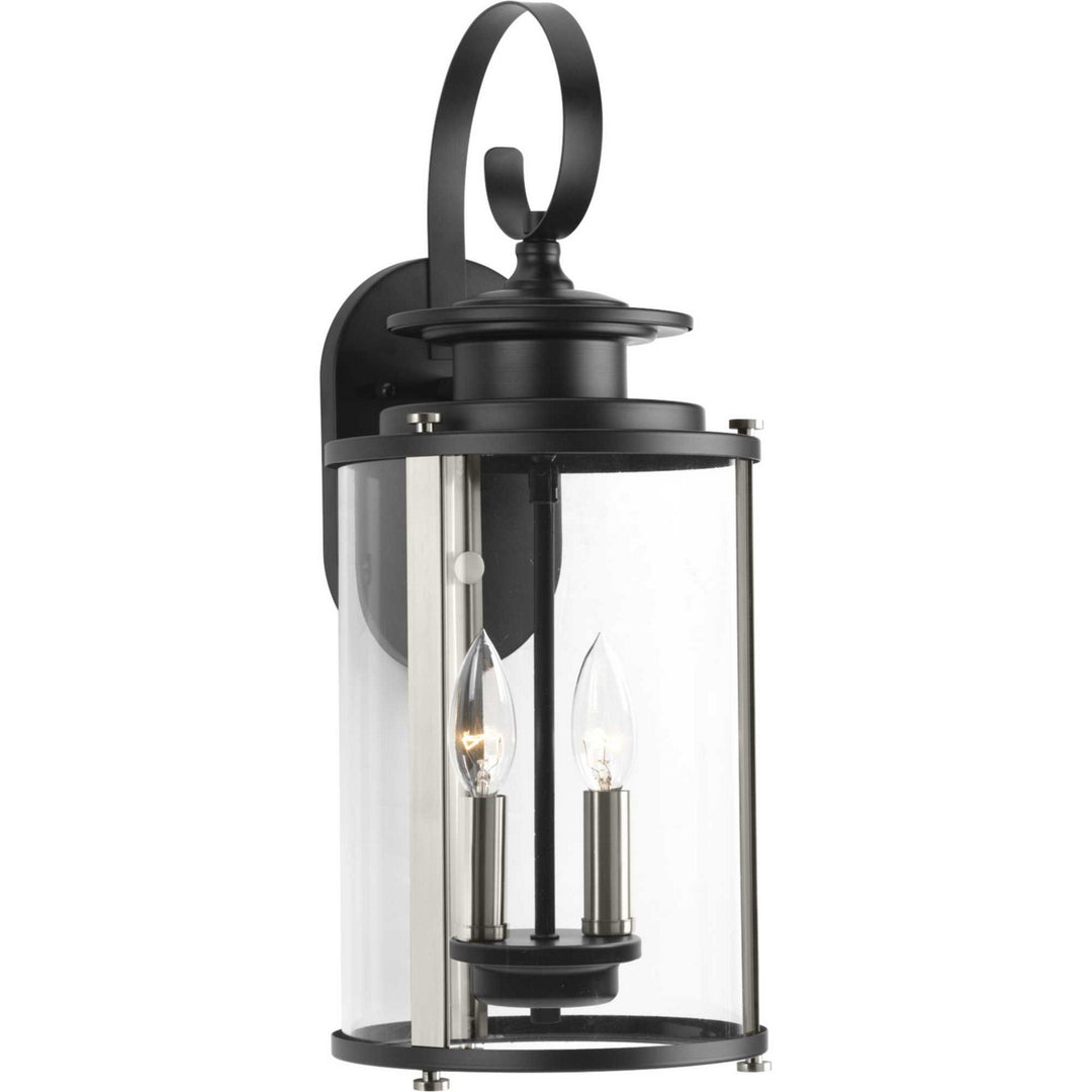Squire Two Light Wall Lantern in Black - available from The Lighting Shoppe, trusted by Canadian homeowners
