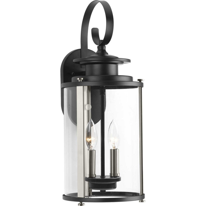 Squire Two Light Wall Lantern in Black - available from The Lighting Shoppe, trusted by Canadian homeowners