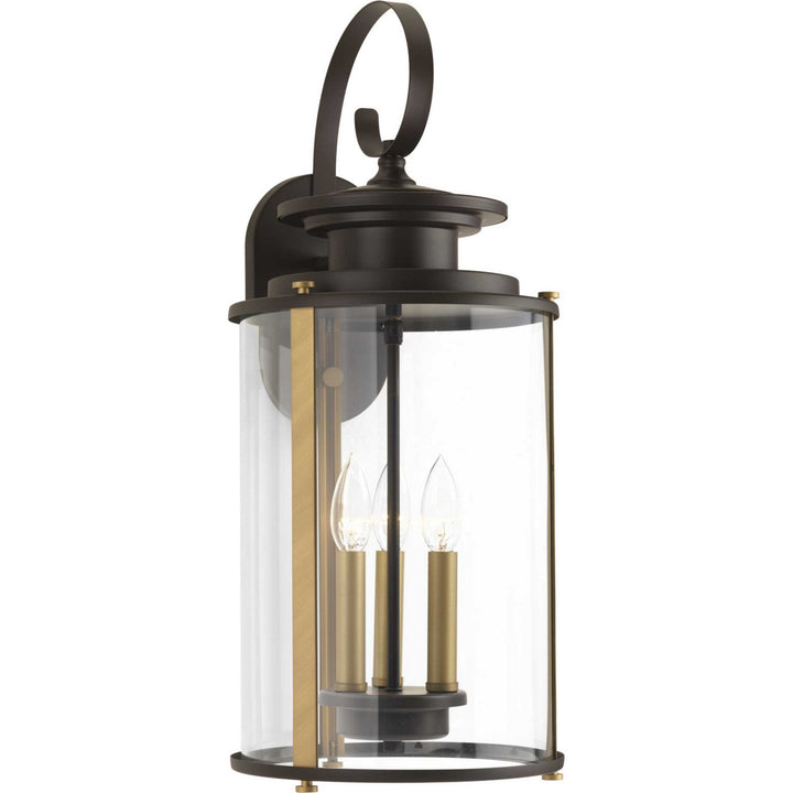 Squire Three Light Large Wall Lantern in Antique Bronze - available from The Lighting Shoppe, trusted by Canadian homeowners