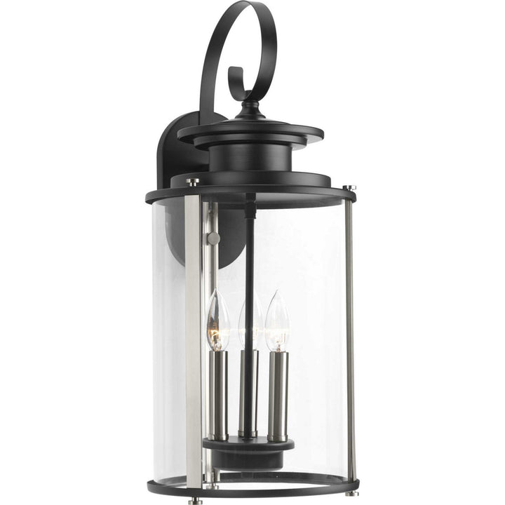 Squire Three Light Large Wall Lantern in Black - available from The Lighting Shoppe, trusted by Canadian homeowners