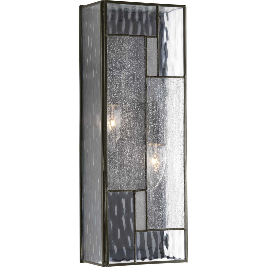 Progress Canada - P560048-129 - Two Light Wall Lantern - Geometric - Architectural Bronze