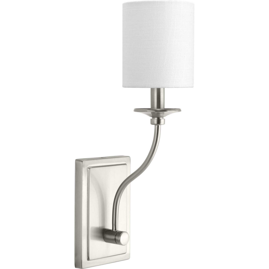 Bonita One Light Wall Sconce in Brushed Nickel - available from The Lighting Shoppe, trusted by Canadian homeowners