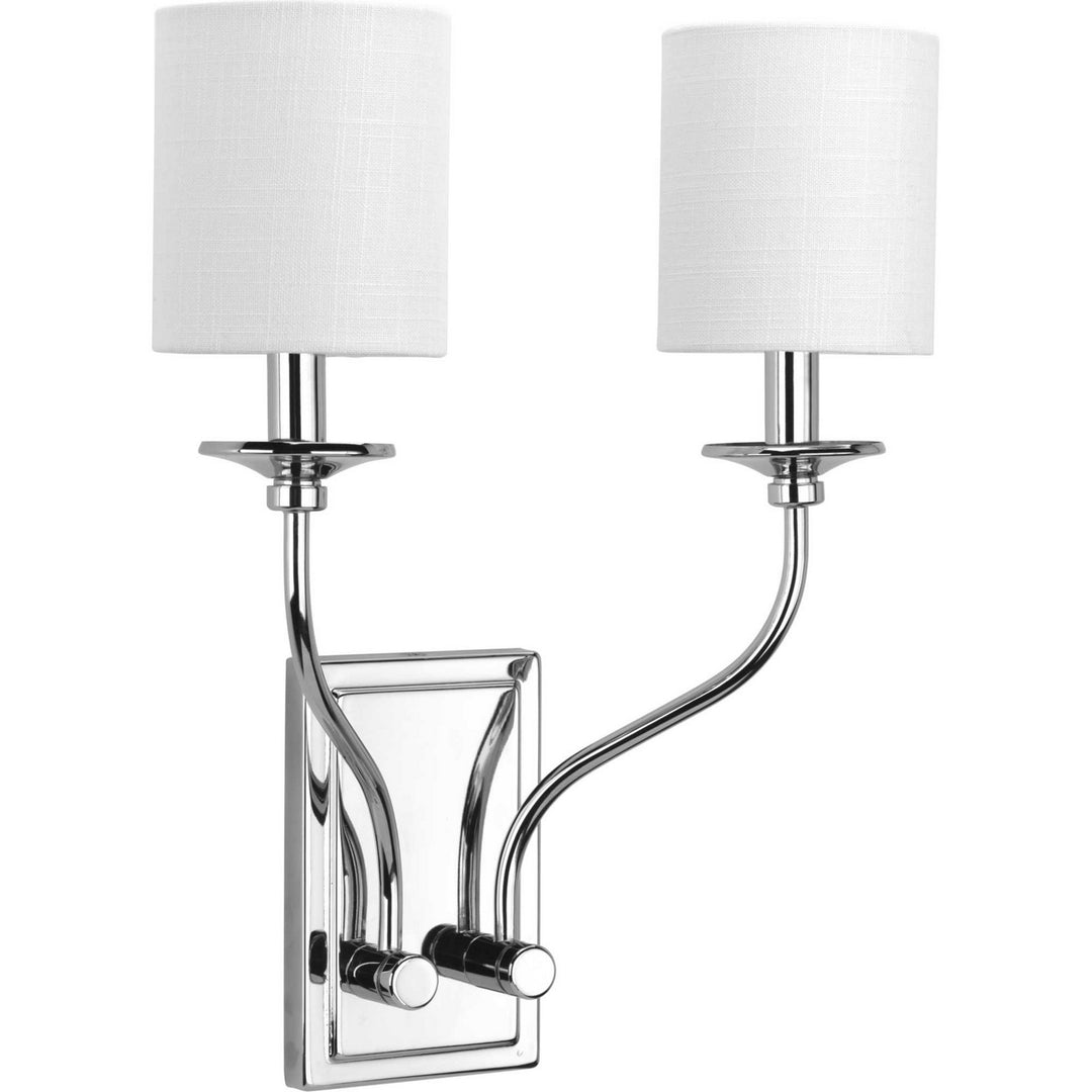 Progress Canada - P710019-015 - Two Light Wall Sconce - Bonita - Polished Chrome