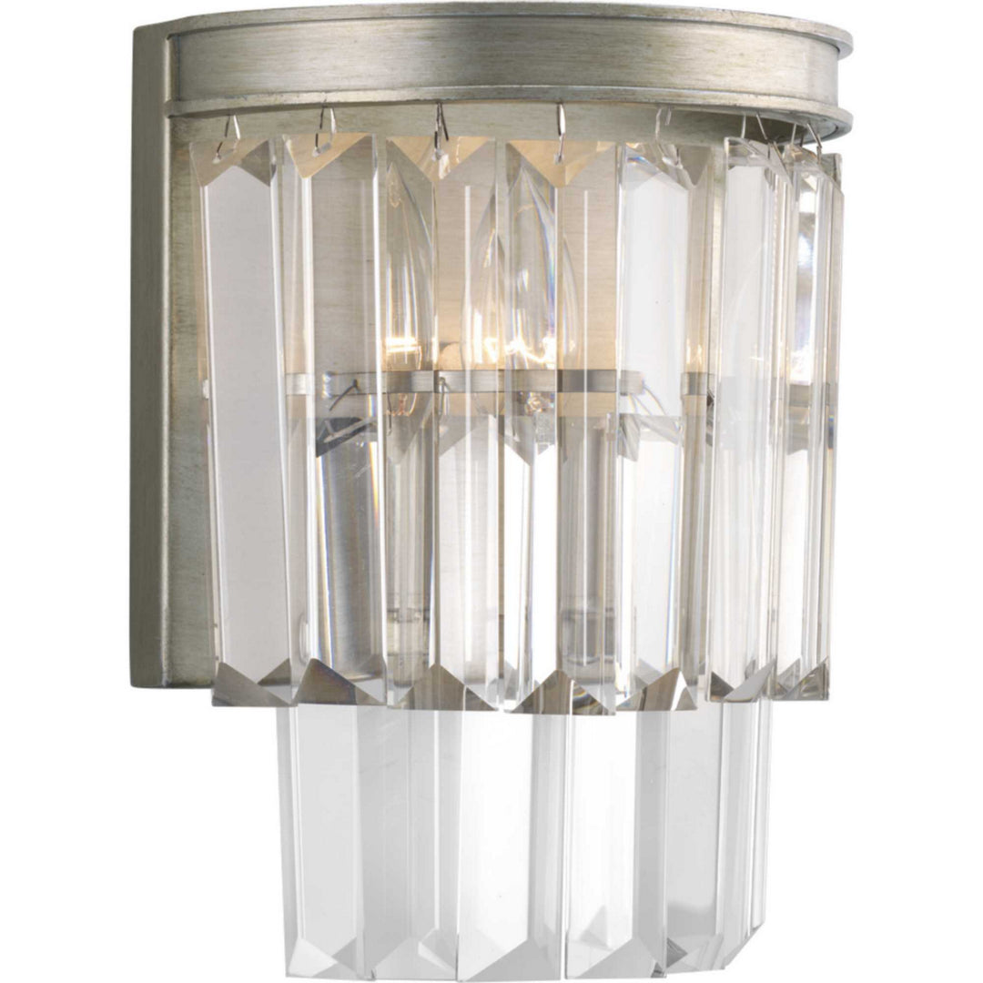 Glimmer Two Light Wall Sconce in Silver Ridge - available from The Lighting Shoppe, trusted by Canadian homeowners
