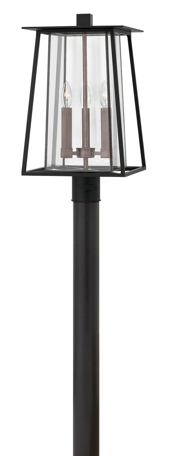 Walker LED Post Top or Pier Mount Lantern in Black - available from The Lighting Shoppe, trusted by Canadian homeowners