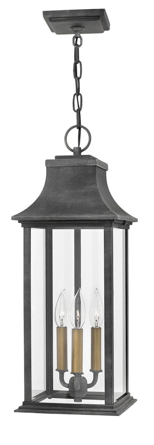 Hinkley Canada - 2932DZ - LED Hanging Lantern - Adair - Aged Zinc