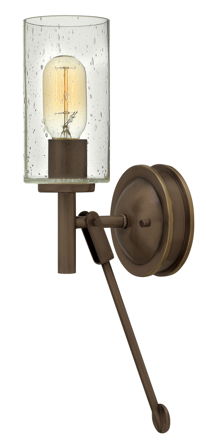 Collier LED Wall Sconce in Light Oiled Bronze - available from The Lighting Shoppe, trusted by Canadian homeowners