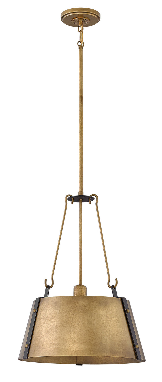 Cartwright LED Pendant in Rustic Brass - available from The Lighting Shoppe, trusted by Canadian homeowners