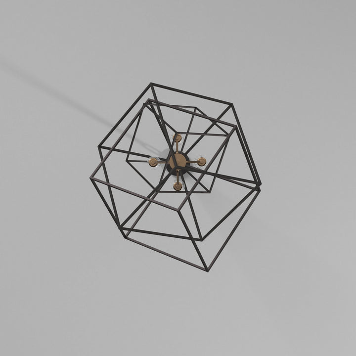 Artcraft Canada - AC11114 - Four Light Chandelier - Artistry - Matte Black & Harvest Brass
