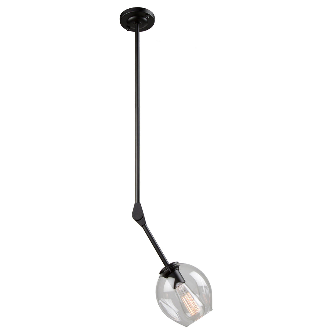Organic One Light Pendant in Black - available from The Lighting Shoppe, trusted by Canadian homeowners