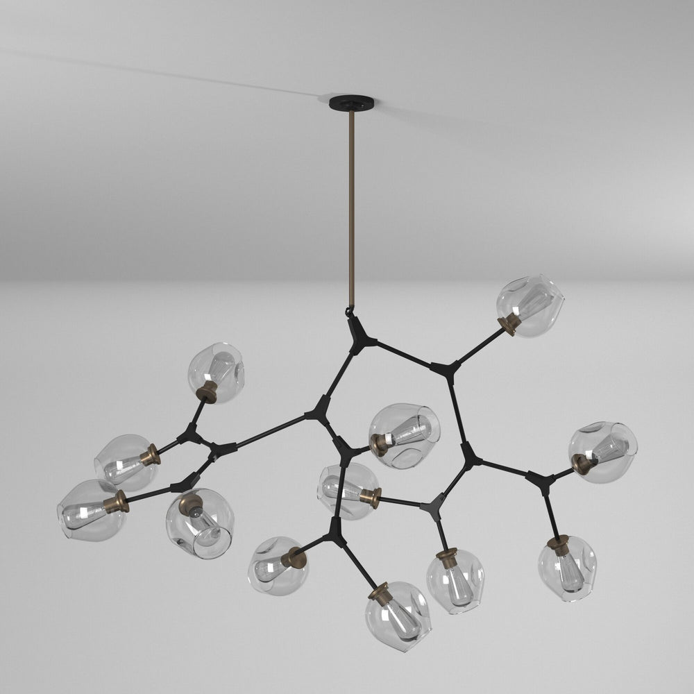 Artcraft Canada - JA14022VB - 12 Light Chandelier - Organic - Vintage Brass