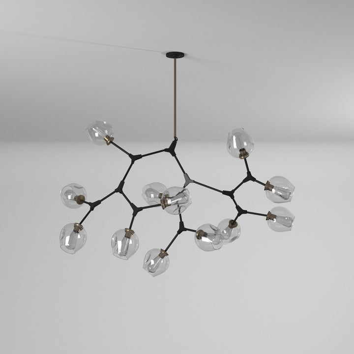 Artcraft Canada - JA14022VB - 12 Light Chandelier - Organic - Vintage Brass