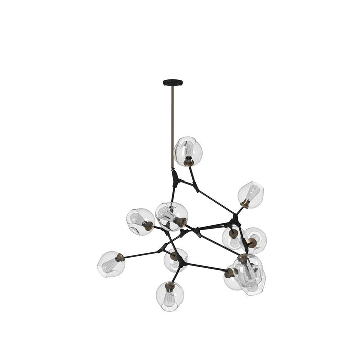 Artcraft Canada - JA14022VB - 12 Light Chandelier - Organic - Vintage Brass