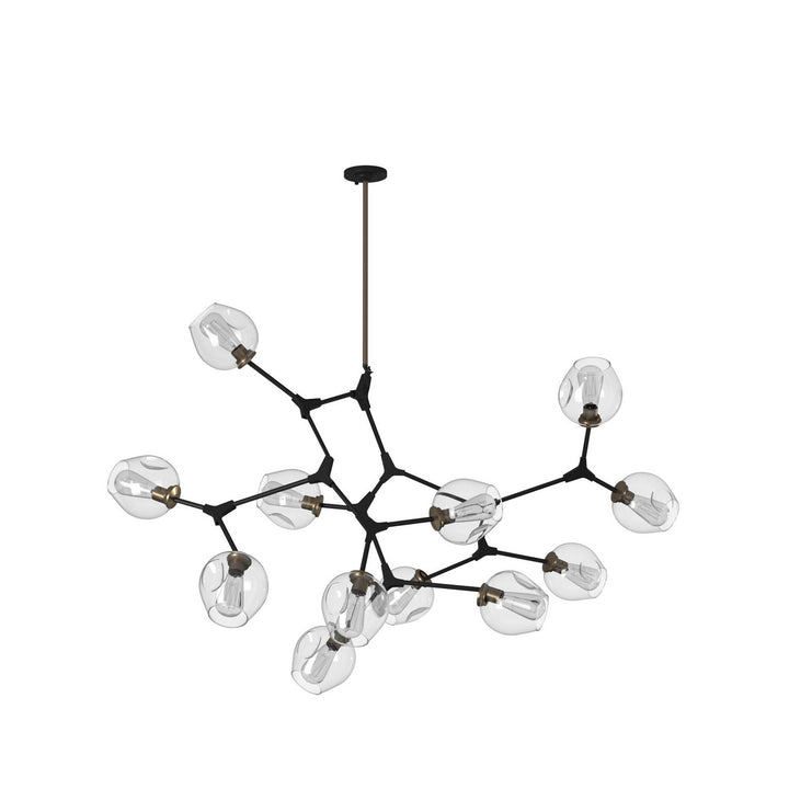 Artcraft Canada - JA14022VB - 12 Light Chandelier - Organic - Vintage Brass