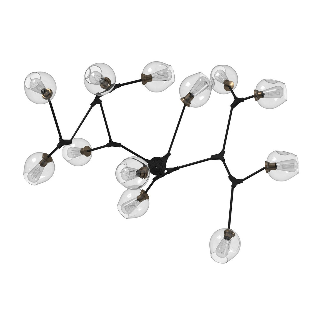 Artcraft Canada - JA14022VB - 12 Light Chandelier - Organic - Vintage Brass
