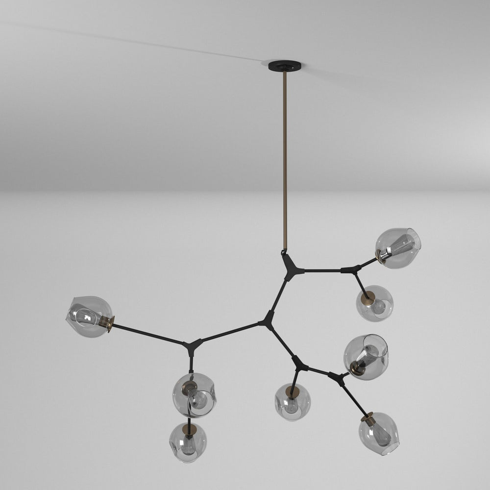 Artcraft Canada - JA14028VB - Eight Light Chandelier - Organic - Vintage Brass