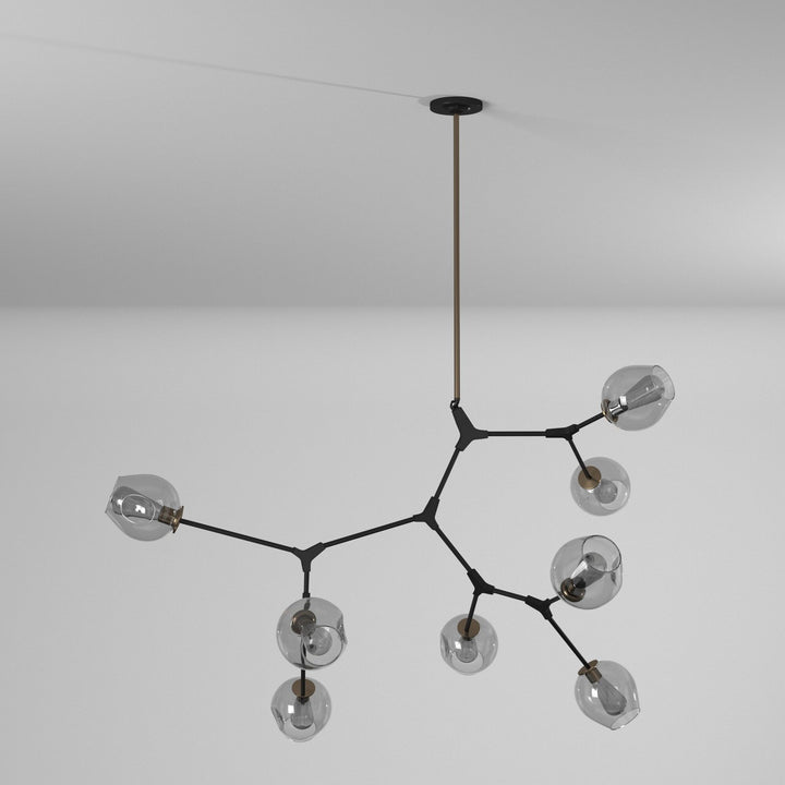 Artcraft Canada - JA14028VB - Eight Light Chandelier - Organic - Vintage Brass