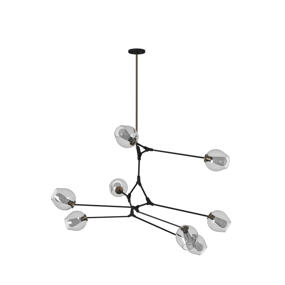 Artcraft Canada - JA14028VB - Eight Light Chandelier - Organic - Vintage Brass