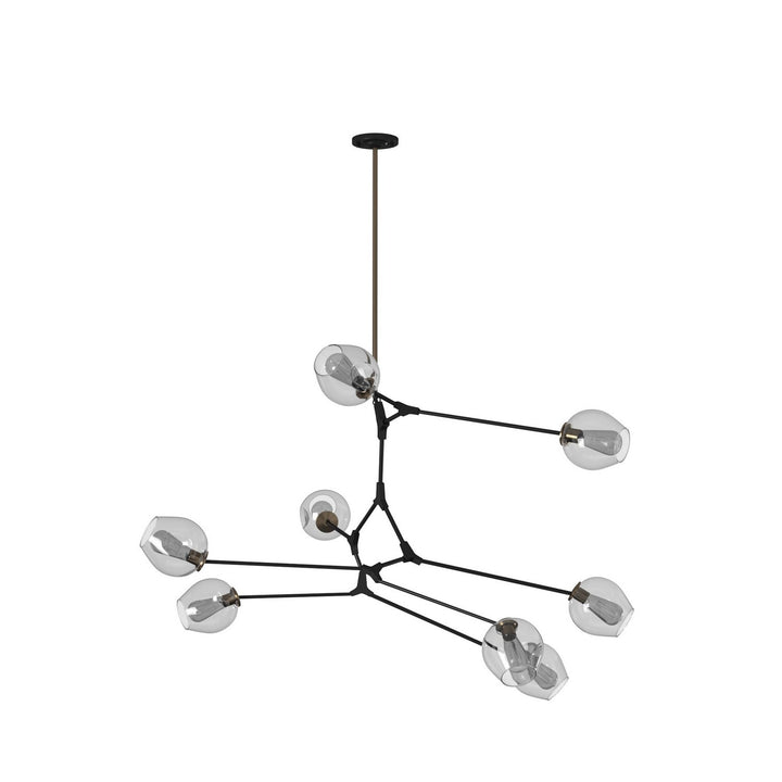 Artcraft Canada - JA14028VB - Eight Light Chandelier - Organic - Vintage Brass