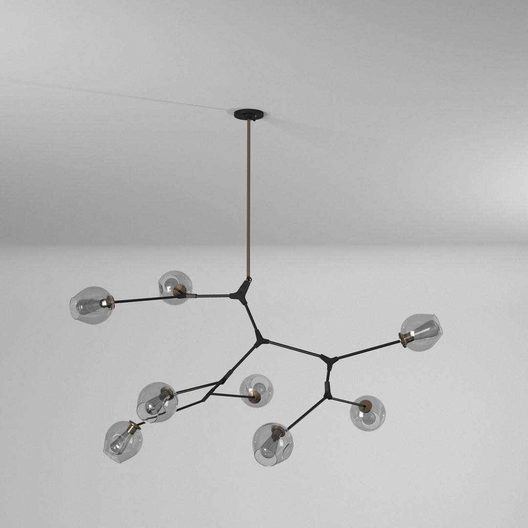 Artcraft Canada - JA14028VB - Eight Light Chandelier - Organic - Vintage Brass