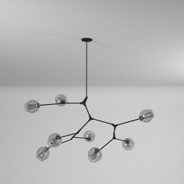 Artcraft Canada - JA14028VB - Eight Light Chandelier - Organic - Vintage Brass