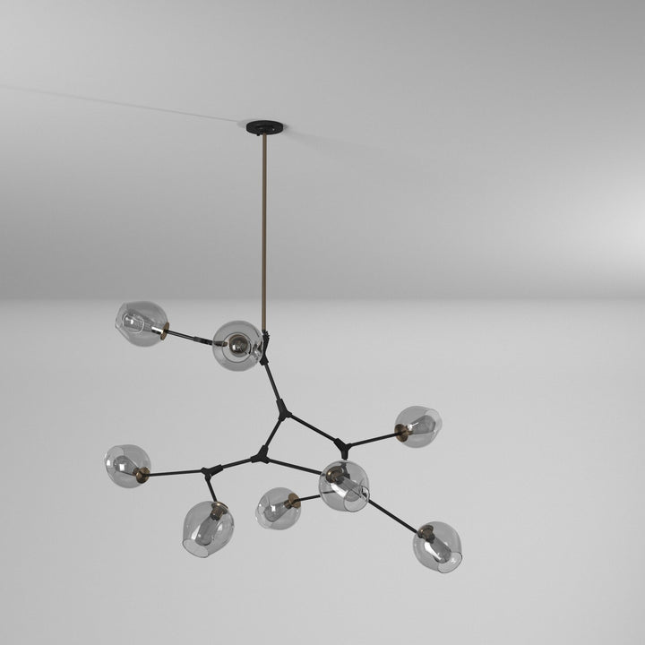 Artcraft Canada - JA14028VB - Eight Light Chandelier - Organic - Vintage Brass