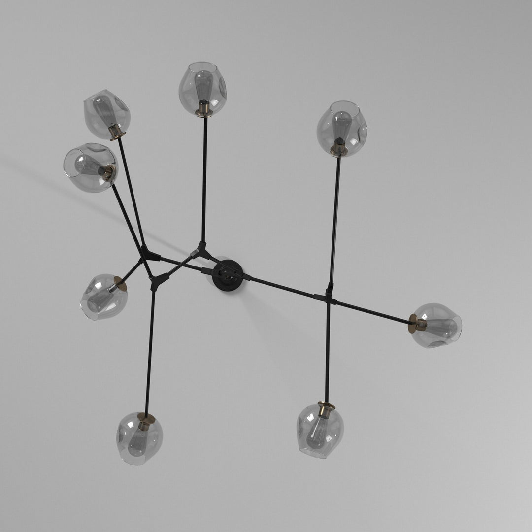 Artcraft Canada - JA14028VB - Eight Light Chandelier - Organic - Vintage Brass